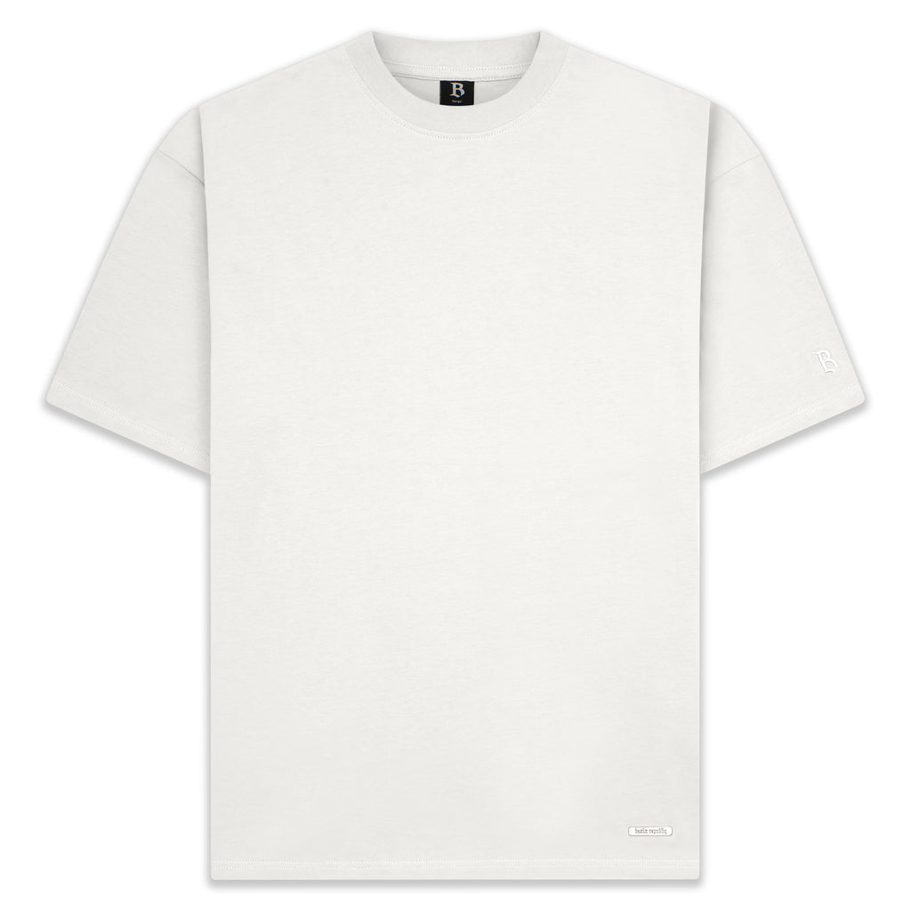 SUPER HEAVY BLANK T-SHIRT CREAM WHITE